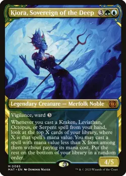 Kiora, Sovereign of the Deep Showcase M Foil #85 | MOM: The Aftermath MAT | MTG - Image 1