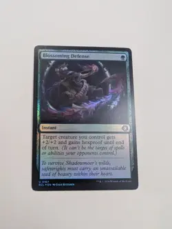 MTG - Blossoming Defense (Foil) - Lorwyn Eclipsed NM/M Condition - Image 1