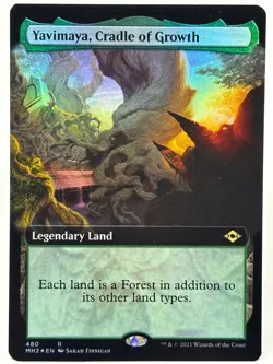 Yavimaya, Cradle Of Growth NM/M* FOIL EXTENDED Modern Horizons 2 480 -UnltdCards - Image 1