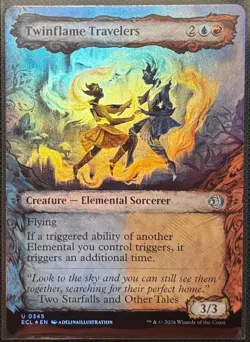 MTG Lorwyn Eclipsed Twinflame Travelers Showcase Foil (Rare) - Image 1