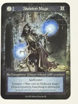 Skeleton Mage Exceptional Gothic Air NM Sorcery: Contested Realm - Image 1