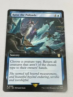 Raise the Palisade: Lord of the Rings Commander - Regular 106 (Extended Art) - Image 1