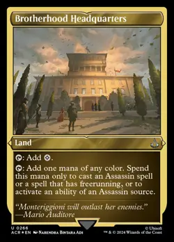 [MTG] Brotherhood Headquarters (Foil) (Etched Foil) (0266) (ACR) NM - Image 1