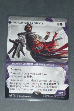 Ezio Auditore da Firenze Assassins Creed Showcase MTG NM Magic the Gathering 131 - Image 1