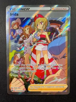 Pokemon Irida Full Art Ultra Rare Holo GG63/GG70 Crown Zenith Trainer TCG - Image 1
