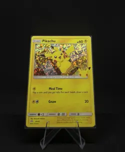 Pikachu Pokemon TCG 25th Anniversary McDonald's Holo Card 25/25 - Image 1