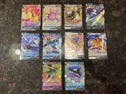 V Holo Lot of 10 Pokemon Trading Card Game | NM - LOT B - Image 1