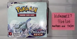 Pokemon TCG Sword & Shield Chilling Reign Booster Box Factory Sealed HTF 820650818462 - Image 1