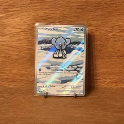 Pokemon TCG Cubchoo Illustration Rare Black Bolt 109/086 - Image 1