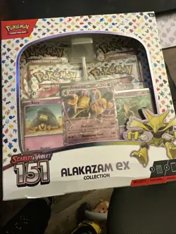 POKEMON: SCARLET & VIOLET, 151, ALAKAZAM EX BOX - Image 1