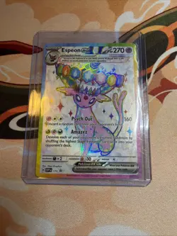 Pokemon TCG Espeon EX SVP175 Premium Figure Collection Promo - Image 1