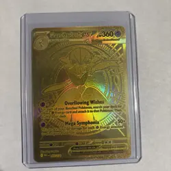 Pokemon Mega Evolution Mega Gardevoir Ex 187/132 Mega Hyper Rare GOLD TCG - Image 1