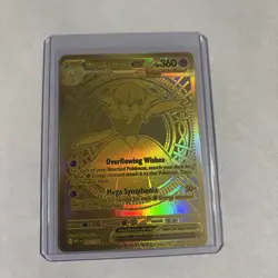 Pokemon Mega Evolution Mega Gardevoir Ex 187/132 Mega Hyper Rare GOLD TCG - Image 2