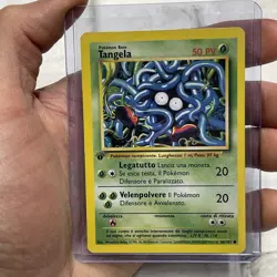 Pokemon Tangela 1st Edition Italian Base Set 66/102 Common LP Lightly Played Vtg - Image 1