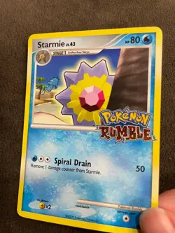 Starmie 5/16 Pokemon Rumble Set Stamped English Pokemon TCG 2009 NM - Image 3