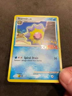 Starmie 5/16 Pokemon Rumble Set Stamped English Pokemon TCG 2009 NM - Image 5