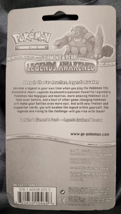 Pokemon Diamond and Pearl Legends Awakened Booster Pack in Blister Packaging - Image 2