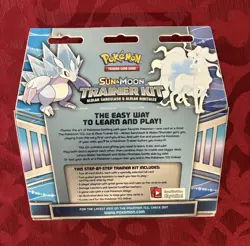 2018 Sealed Pokemon TCG Sun & Moon Trainer Kit Alolan Sandslash and Ninetales - Image 2