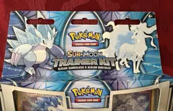 2018 Sealed Pokemon TCG Sun & Moon Trainer Kit Alolan Sandslash and Ninetales - Image 3