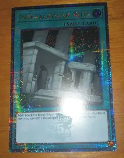 Yugioh Preparation of Rites RA02-EN056 Quarter Century Rare 1st Ed NM - Image 1