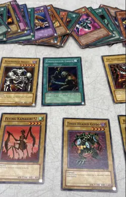 Assortment of Yu-Gi-Oh! Loose Trading Cards - Image 3
