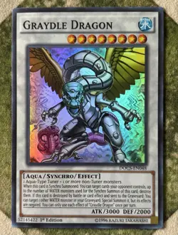 YuGiOh GRAYDLE DRAGON Super Rare DOCS-EN048 - Image 2