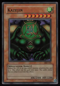 Kazejin MRD-026 Super Rare Metal Raiders Unlimited Yu-Gi-Oh - Image 1