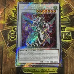Clear Wing Synchro Dragon 1st Edition Platinum Secret Rare RA04-EN249 Yu-Gi-Oh! - Image 1