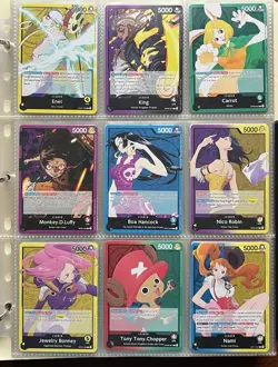 One Piece Binder Collection Lot OP01 Through OP13 - NM Condition - Image 3