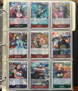 One Piece Binder Collection Lot OP01 Through OP13 - NM Condition - Image 4