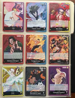 One Piece Binder Collection Lot OP01 Through OP13 - NM Condition - Image 5