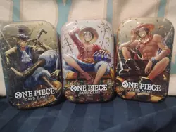 One Piece Tin Pack Set Vol 2| Factory Sealed 3 TIN LOT IN HAND Ready To Ship - Image 1