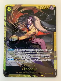One Piece Crocodile - OP14-120 SEC The Azure Sea's Seven Foil - Image 1