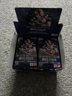 One Piece TCG OP-14 The Azure Sea’s Seven Booster Box English 24 Sealed Packs - Image 1