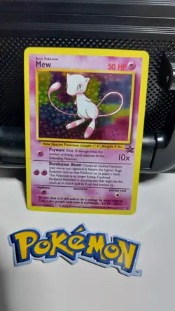 Mew Black Star Promo 8 - Pokemon Vintage Card 1999/2000 - English Holo Artcard - Image 1