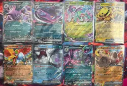 Pokemon TCG Destined Rivals Lot of 8 Double Rare EX Cards - Image 1