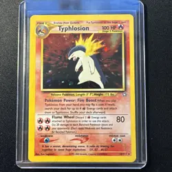 Typhlosion 18/111 Holo Rare - Neo Genesis WOTC 2000 Pokemon Card LP - Image 1