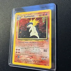 Typhlosion 18/111 Holo Rare - Neo Genesis WOTC 2000 Pokemon Card LP - Image 3