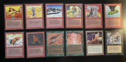MTG lot of 12 legend cards played ￼ - Image 1
