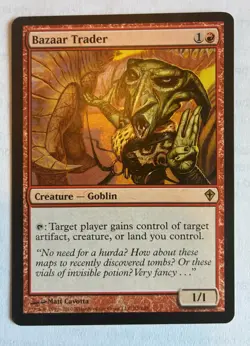 Bazaar Trader Worldwake 72/145 Magic: The Gathering Regular Card NM - Image 1