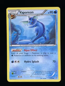 VAPOREON 22/98 Non-Holo Uncommon XY Ancient Origins Pokemon Card NM - Image 1
