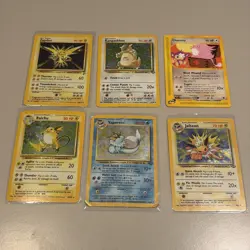 Pokemon TCG Card Collection Lot of Cards Holos Rare. 6 cards HP/DMG - Image 1