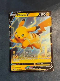 Pokemon Pikachu V - Promo SWSH: Sword & Shield Promo Cards SWSH063 NM - Image 1