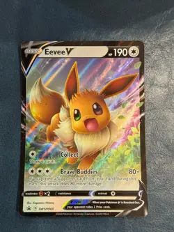 Pokemon Eevee V - Promo SWSH: Sword & Shield Promo Cards SWSH065 LP - Image 1
