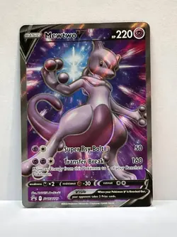Mewtwo V SWSH229 SWSH: Sword & Shield Promo Cards Holo NM - Image 1