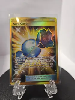 Rare Candy (Secret Rare) 165/145 Sm-Guardians Rising Holo Pokemon Card Mint - Image 1