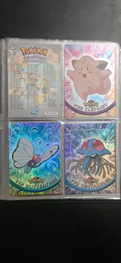 1999 Topps Pokemon TV Series Binder with Rainbows! (37 total cards) PLEASE READ - Image 3
