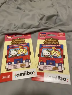 Nintendo Amiibo Animal Crossing Sanrio Collaboration Pack - 2 Packs Of 6 Cards - Image 1