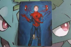 Secret Identity Art Card (Gold-Stamped Sig) - Art Series: Marvel's Spider-Man - Image 1