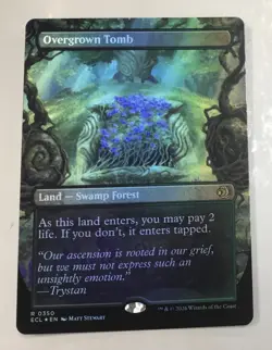 Overgrown Tomb (Borderless) Lorwyn Eclipsed Foil - Image 1